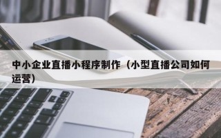 库尔勒中小企业直播小程序制作（小型直播公司如何运营）